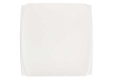 Winco WDP009-101, 7.5-Inch Ardesia Bettini Porcelain Square Bowl, Bright White, 24/CS
