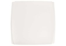 Winco WDP009-102, 11-Inch Ardesia Bettini Porcelain Square Bowl, Bright White, 12/CS