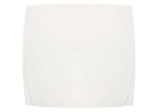 Winco WDP009-103, 14-Inch Ardesia Bettini Porcelain Square Bowl, Bright White, 6/CS