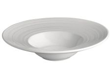Winco WDP022-101, 7.25-Inch Dia 3 Oz Ardesia Zendo Porcelain Wide Rim Bowl, Bright White, 36/CS