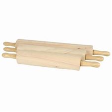 Thunder Group WDRNP015, 15-Inch Wooden Rolling Pin
