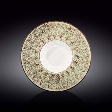 Wilmax WL-667126/A, 10.5-Inch Beige Porcelain Deep Plate, 12/PACK