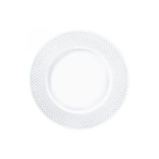 Wilmax WL-880101/6C, 10-Inch White Porcelain Dinner Plate, 4/SET