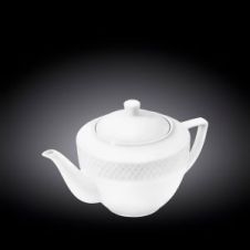 Wilmax WL-880110/1C 30 Oz Julia White Porcelain Teapot, 18/CS