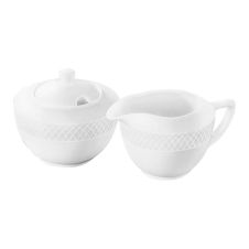 Wilmax WL-880112/2C, 11 Oz Porcelain Sugar Bowl & Creamer Set, 24/SET