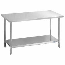 Prepline PWTG-2460, 24x60-inch Stainless Steel Worktable with Galvanized Undershelf