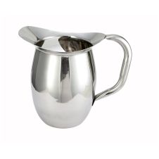 Winco WPB-3C, 3-Quart Stainless Steel Deluxe Bell Pitcher with Ice Catcher