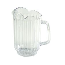 Winco WPCT-60C, 60-Ounce Clear Polycarbonate Pitcher with Three Spouts