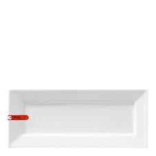 Miya X14018, 11"x4.75" White Rectangular Plate, 30/CS
