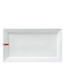 Miya X15014, 17.5"x10" Rectangular White Plate, 8/CS