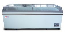 Omcan XS-700YX, 78.74x29.75x32.25-Inch Ice Cream Freezer, 2 Sliding Glass Doors, 24.7 Cu. Ft, ETL Listed, ETL Sanitation (Discontinued)