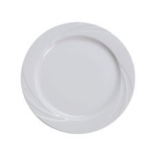 Yanco MM-8 8.125-Inch Miami Porcelain Round White Plate, 24/CS