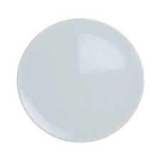 Yanco PP-214 14-Inch Porcelain White Flat Pizza Plate, DZ