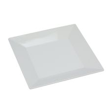 Yanco RM-110 10-Inch Rome Melamine Square White Plate, 24/CS