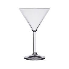 Yanco SM-10-MT 4.75x7.5-Inch 10 Oz Clear Plastic Stemware Martini Glass, 24/CS