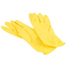 Ashland YG, Yellow Flock Lined Gloves, LARGE, 12 Pairs