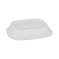 CLOSEOUT - Pactive YP95105, 6.5x5.5x1.19-Inch Clear Plastic Dome Lid for ClearView Platter, 500/CS