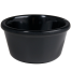RP-4K, 4-Ounce Plain Melamine Ramekins, Black, 1 Dozen