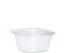 Dart CH6DEF 6 Oz Clear Tamper-Evident PET Containers with Flat Lid, 400/CS