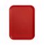 FFT-1216R, 12x16-Inch Red Plastic Fast Food Tray