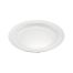 C.A.C. MLNC-9, 9.75-inch White Melamine Round Plate, DZ