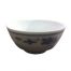 Yanco PO-5060 34 Oz 7-Inch Peony Melamine Round White Bowl, 48/CS