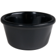 RP-3K, 3-Ounce Plain Melamine Ramekins, Black, 1 Dozen