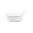 C.A.C. CAS-9, 10 Oz 6 3/8-Inch Bone White Stoneware Casserole with Handle, 3 DZ/CS