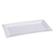Yanco LK-210 10x6-Inch Lion King Porcelain Rectangular Super White Plate, 24/CS