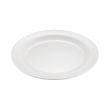 C.A.C. MLNC-7, 7.25-inch White Melamine Round Plate, DZ