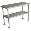 Prepline PDOS-1472, 14x72-inch Stainless Steel Double Deck Overshelf