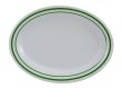 Yanco PT-214 14x10-Inch Pine Tree Melamine Oval White Platter, DZ