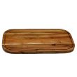 Wilmax ZG-660420, 20x11-Inch Acacia Wood Cutting Board, 6/CS